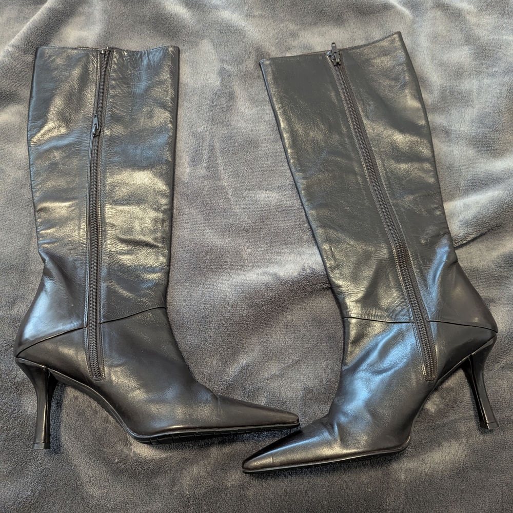 Stuart Weitzman Dark Brown Heeled Boots 8.5m